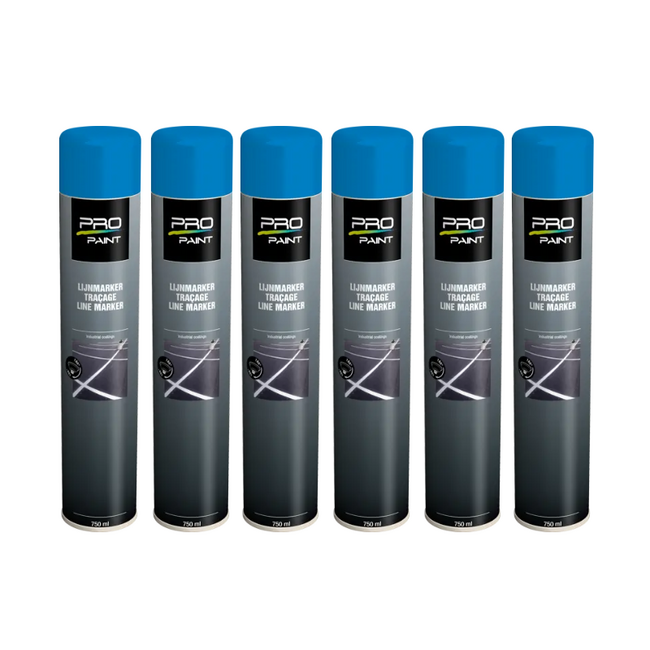 Pro-Paint PRO-Paint Lijnmarker spuitbus 750 ml - Blauw