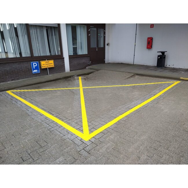 Traffictotaal Markering NP niet parkeren aanduiding (Alleen klein kruis)