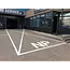 Traffictotaal Markering niet parkeren aanduiding (kruis+NP)