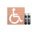 Wegmarkering sjabloon set (Rolstoel) voor mindervalide markering