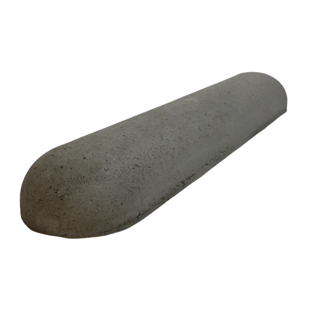 Varkensrug beton ROND grijs