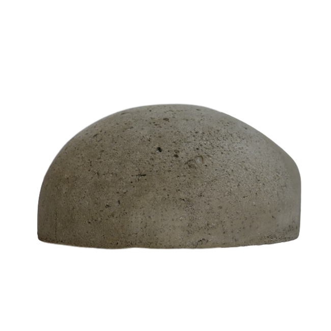 Traffictotaal Varkensrug beton ROND grijs