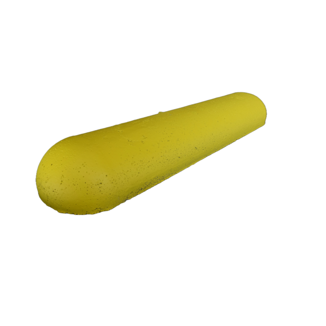 Traffictotaal Varkensrug beton ROND geel