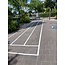Wegmarkering schooplein - hardloopbaan