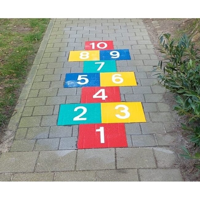 Thermoplast markering - hinkelbaan