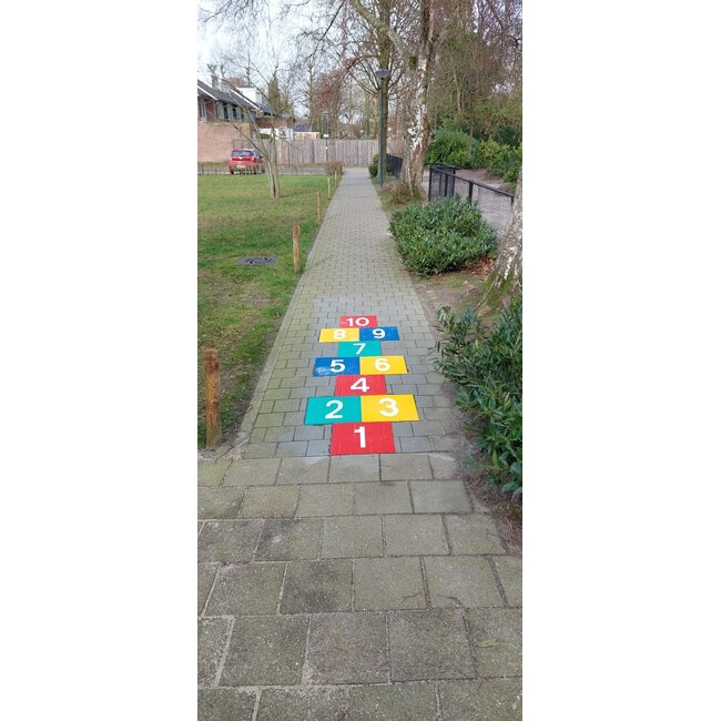 Thermoplast markering - hinkelbaan