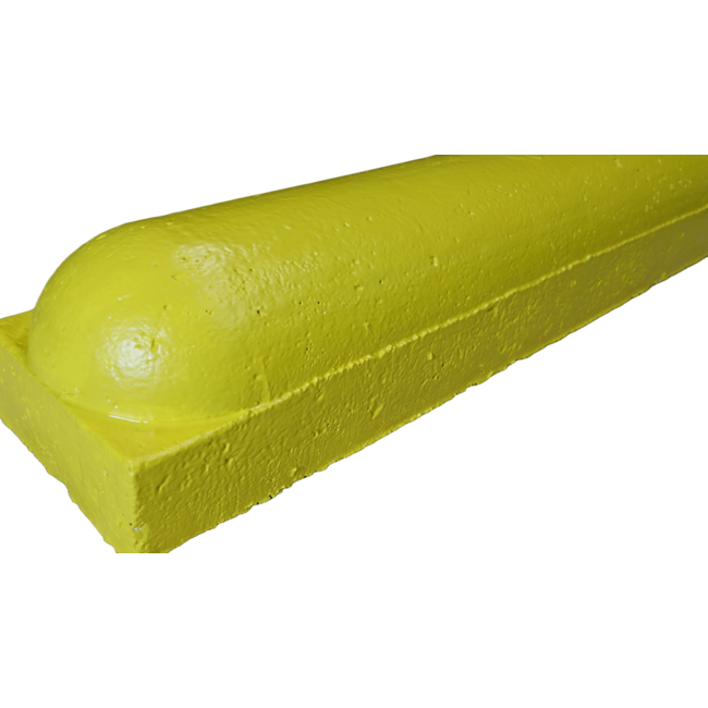 Stootbanden ROND geel - met voet