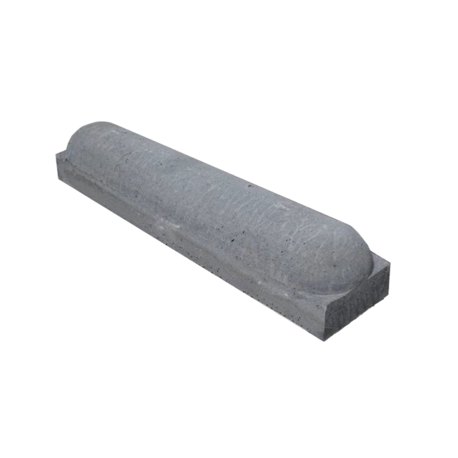 Traffictotaal Stootbanden ROND antraciet - met voet - met voet