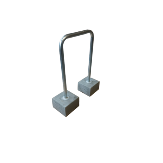 Fietsbeugel 110x60 cm - met betonvoet