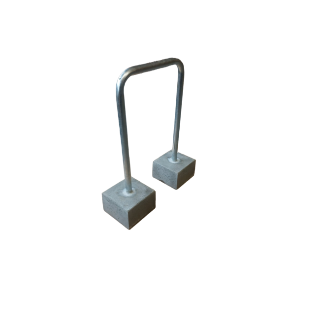 Fietsbeugel 110x60 cm - met betonvoet