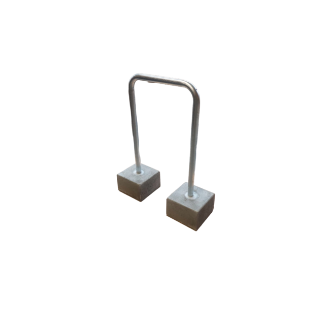 Fietsbeugel 110x60 cm - met betonvoet