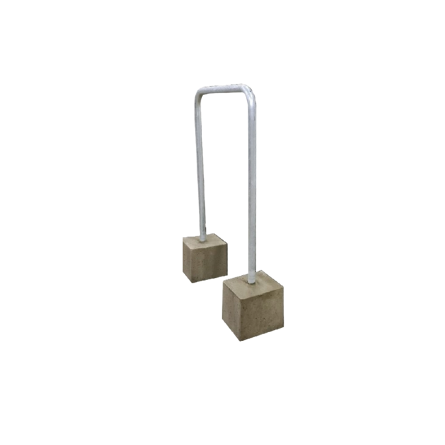 Traffictotaal Fietsbeugel 120x60 cm - met betonvoet