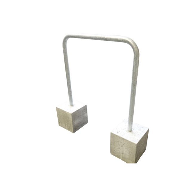 Traffictotaal Fietsbeugel 120x90 cm - met betonvoet