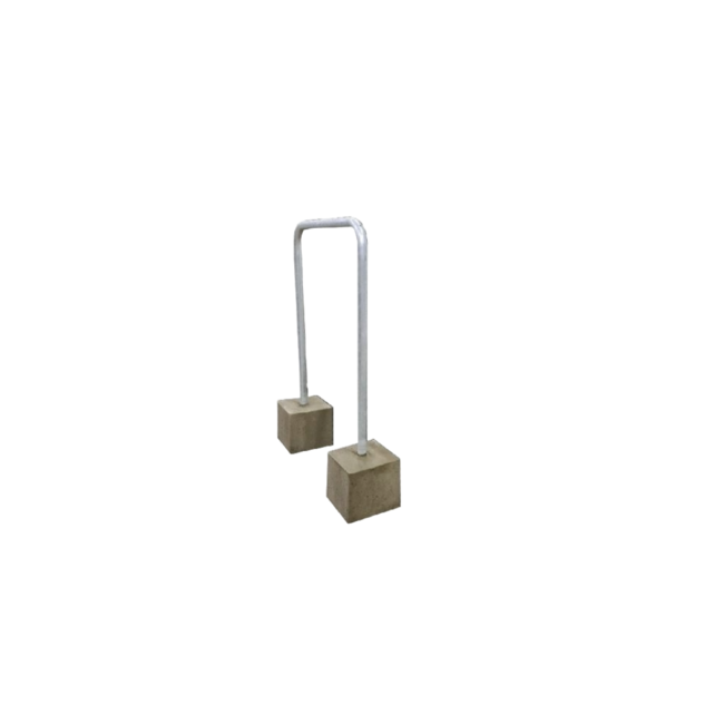 Fietsbeugel 150x60 cm - met betonvoet