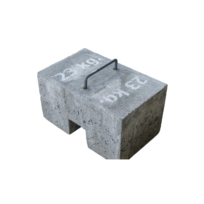 Traffictotaal Ballastblokken Beton 32X20X17CM 23 KG