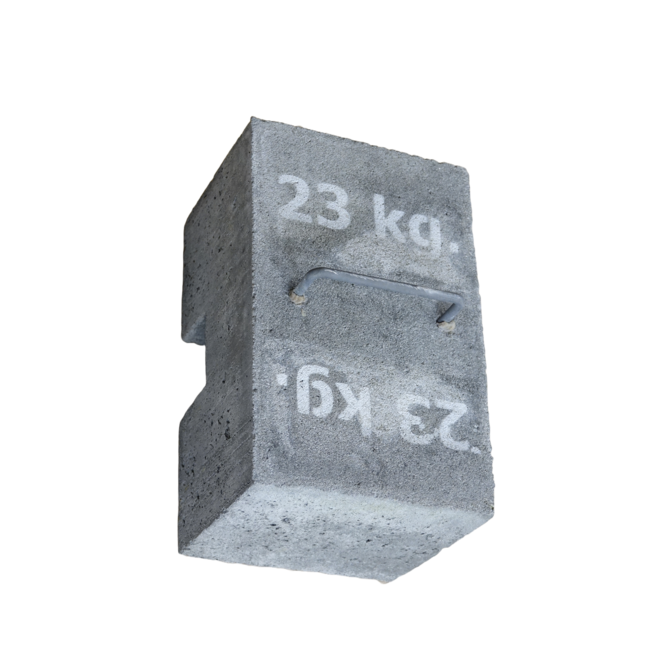 Traffictotaal Ballastblokken Beton 32X20X17CM 23 KG