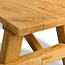 Landschap picknicktafel eiken 200cm lengte (ingraafmodel)