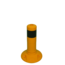 Afzetpaal geel-zwart flexibel kunststof Ø80mm