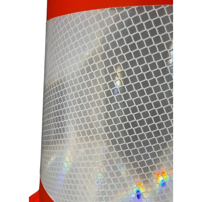 Verkeerskegel 30 cm met 1 reflecterende band