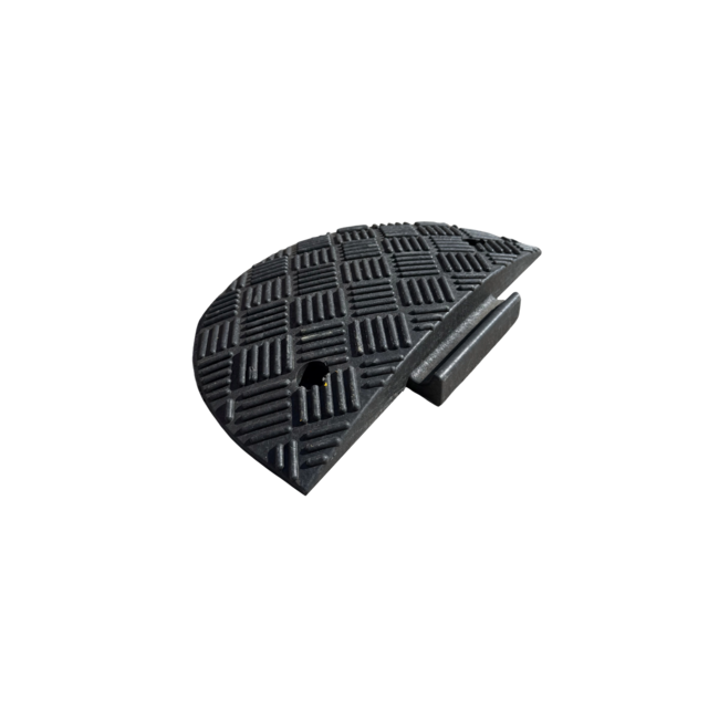 Verkeersdrempel 5cm hoog - complete drempel kunststof - 15-20km/u