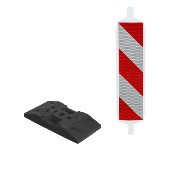 Geleidebaken Baakschild met Reflecterende Klasse 3 Folie – Buiten Gebruik Wegafzetting - Copy