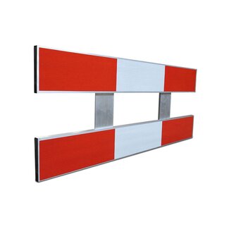 Aluminium schrikhek met eenzijdige reflectie