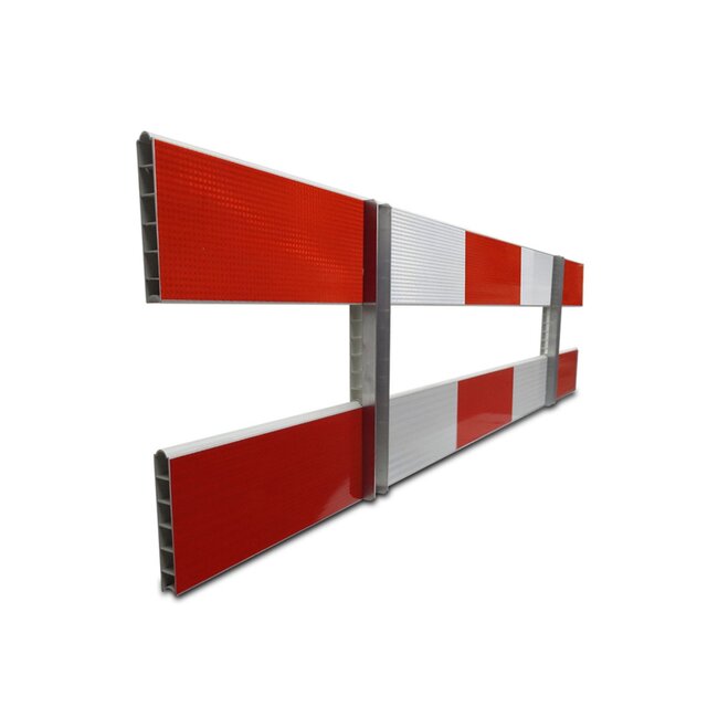 Kunststof schrikhek met enkelzijdige reflectie