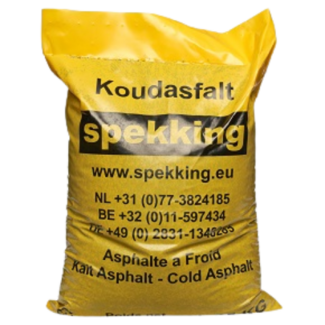 Spekking Koudasfalt 0/4 mm (25 KG) gele zak