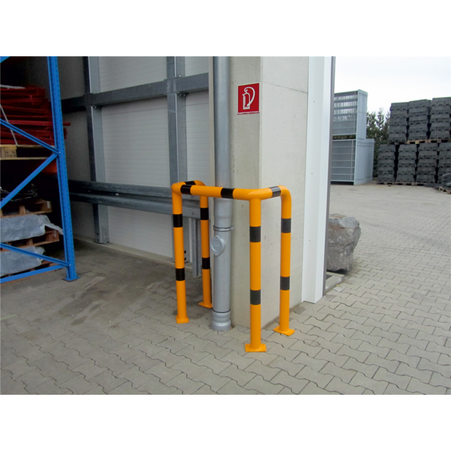 Veiligheidsbeugel met 90° hoeken U-vorm diepte 450 mm