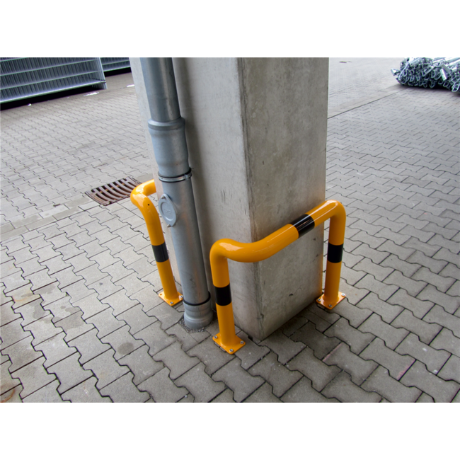 Veiligheidsbeugel met 90° hoek L-vorm diepte 350 mm