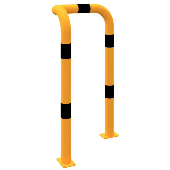 Veiligheidsbeugel met 90° hoek L-vorm diepte 350 mm