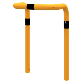 Veiligheidsbeugel verdiepte U-vorm diepte 450 mm Ø 76 x 2,6 mm