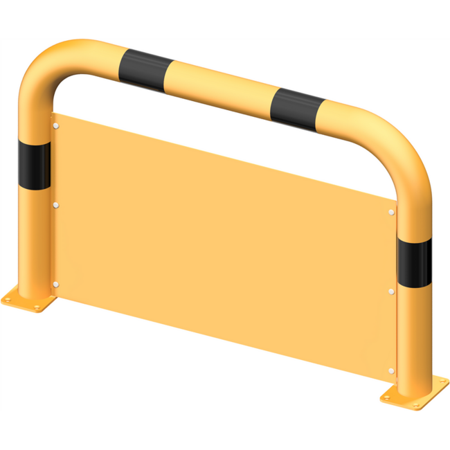 Veiligheidsbeugel met sluitplaat Ø76 mm met bodemplaatjes