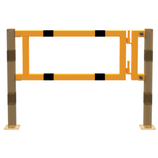 Poortelement voor beschermrailing vierkant 70 x 70 mm