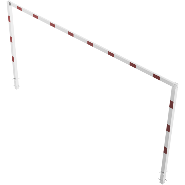 Hoogtebegrenzer vaststaand 100 x 100 mm - doorrijhoogte 2300 mm