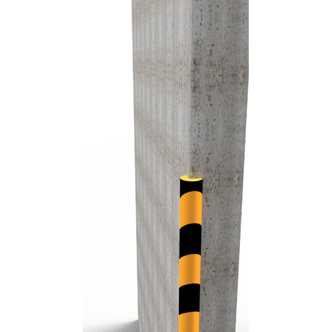 Hoekbeschermer schuimrubber - Type A Ø40mm - Zelfklevend