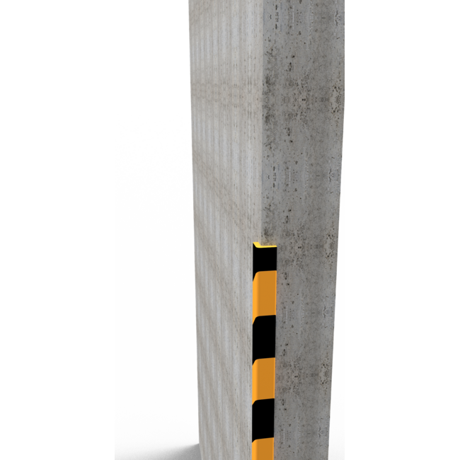 Hoekbeschermer schuimrubber - Type E 26 x 26 mm - Zelfklevend