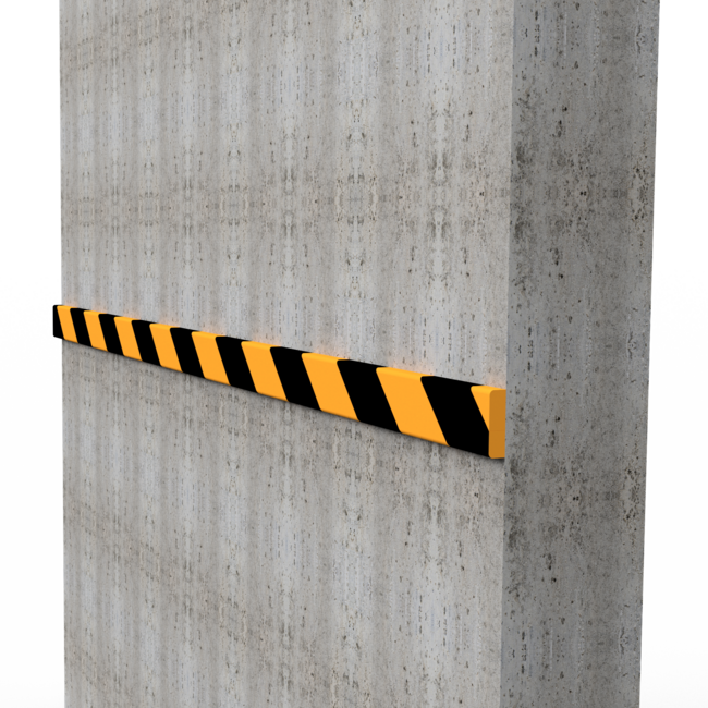 Hoekbeschermer schuimrubber - Type F 40 x 11 mm - Zelfklevend