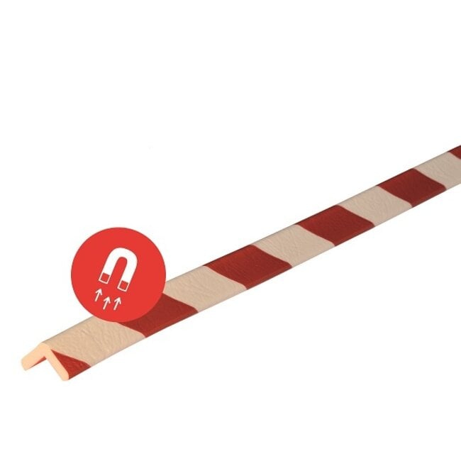 Hoekbescherming schuimrubber - Type E 26 x 19 mm | Magnetisch