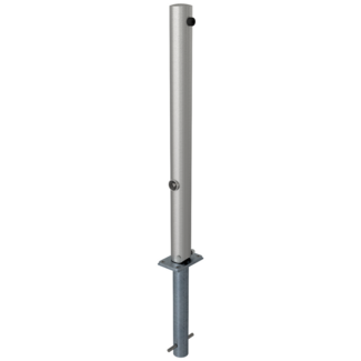 Afzetpaal rond Ø76 mm neerklapbaar | 900 mm bovengronds