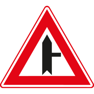 RVV Verkeersbord B05 | Voorrangskruispunt zijweg rechts