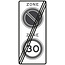 Traffictotaal RVV verkeersbord A02-30E01ZE | Snelheids-/zonebord | 30 Km/h