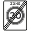 Traffictotaal RVV verkeersbord A01-30ZE | Snelheids-/zonebord | 30 Km/h