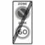 RVV verkeersbord A02-60E01ZE | Snelheids-/zonebord | 60 Km/h