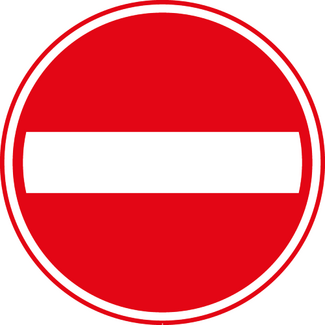 RVV Verkeersbord C02 | Gesloten verklaring | Eenrichtingsweg