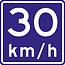 Traffictotaal RVV verkeersbord A04-30| Adviessnelheidsbord | 30 km/h