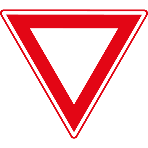 Voorrang verkeersborden