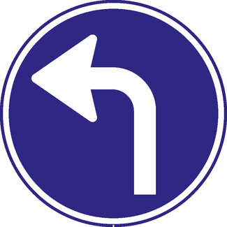 RVV verkeersbord D05L | Rijrichtingsbord | Pijl linksaf