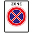 RVV verkeersbord E02ZB | Zonebord | Stilstaansverbod