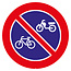 RVV verkeersbord E03 | Verbodsbord | Parkeerverbod fietsers/brommers